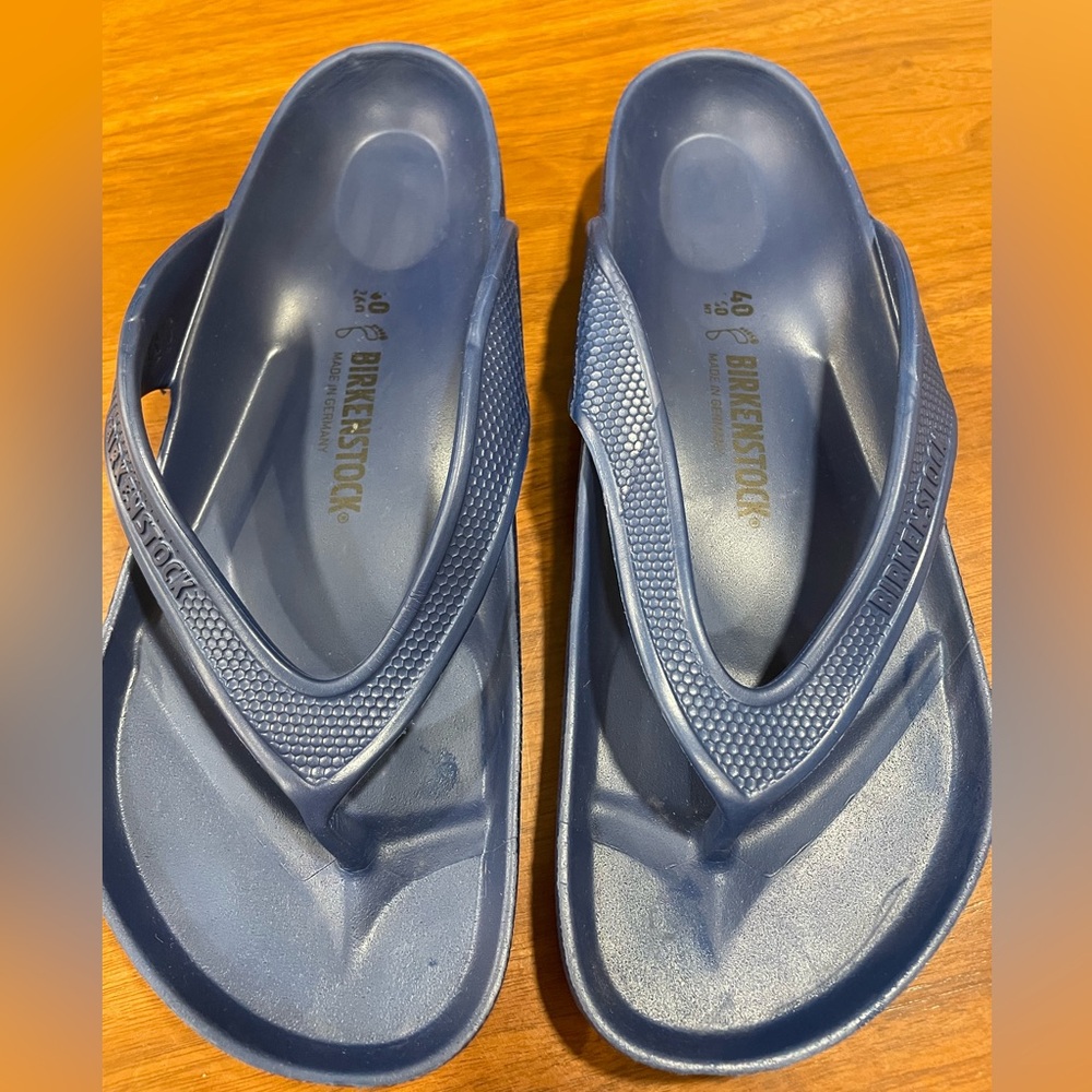 Birkenstock Navy Sandals Sz 9-9.5 - NEW